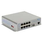 OmniConverter GPoE+ M 1xLC 8xRJ-45