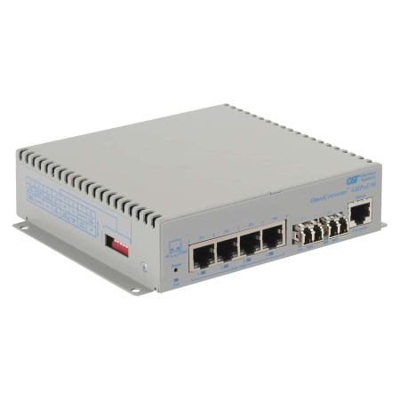 OmniConverter GHPoE M 2xLC 4xRJ-45