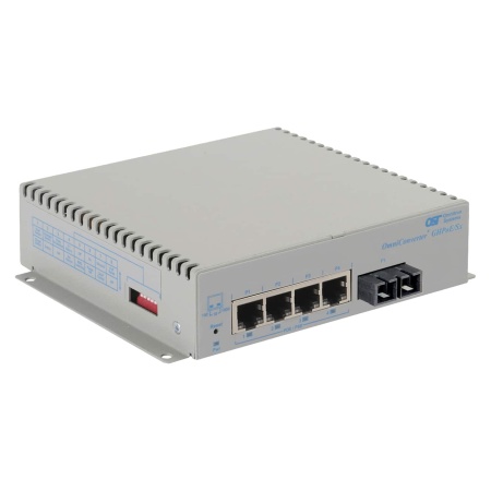 OmniConverter GHPoE Sx SC 4xRJ-45