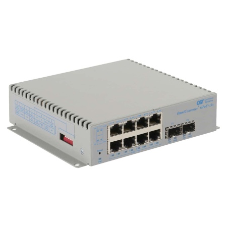 OmniConverter GPoE+ Sx 2xSFP 8xRJ-45