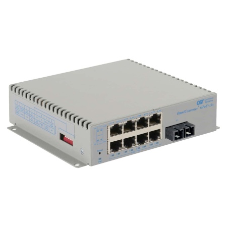 OmniConverter GPoE+ Sx SC 8xRJ-45