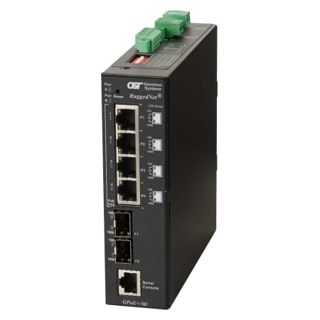 RuggedNet GPoE+ Mi 2xSFP 4xRJ-45 2xDC