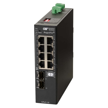 RuggedNet GPoE+ Si 2xSFP 8xRJ-45 2xDC