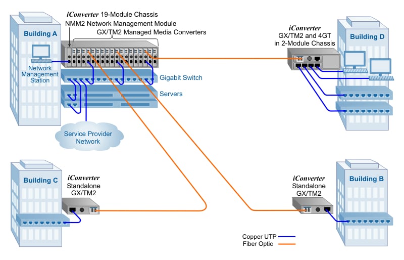 Fiber optic network managed services